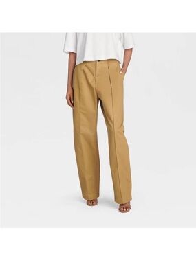KBB by KAHLANA Women 'The Barrel Wide Leg Trousers' - Brown M